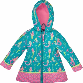 Stephen Joseph girls Stephen Joseph Raincoat, Mermaid, 7T 8T US