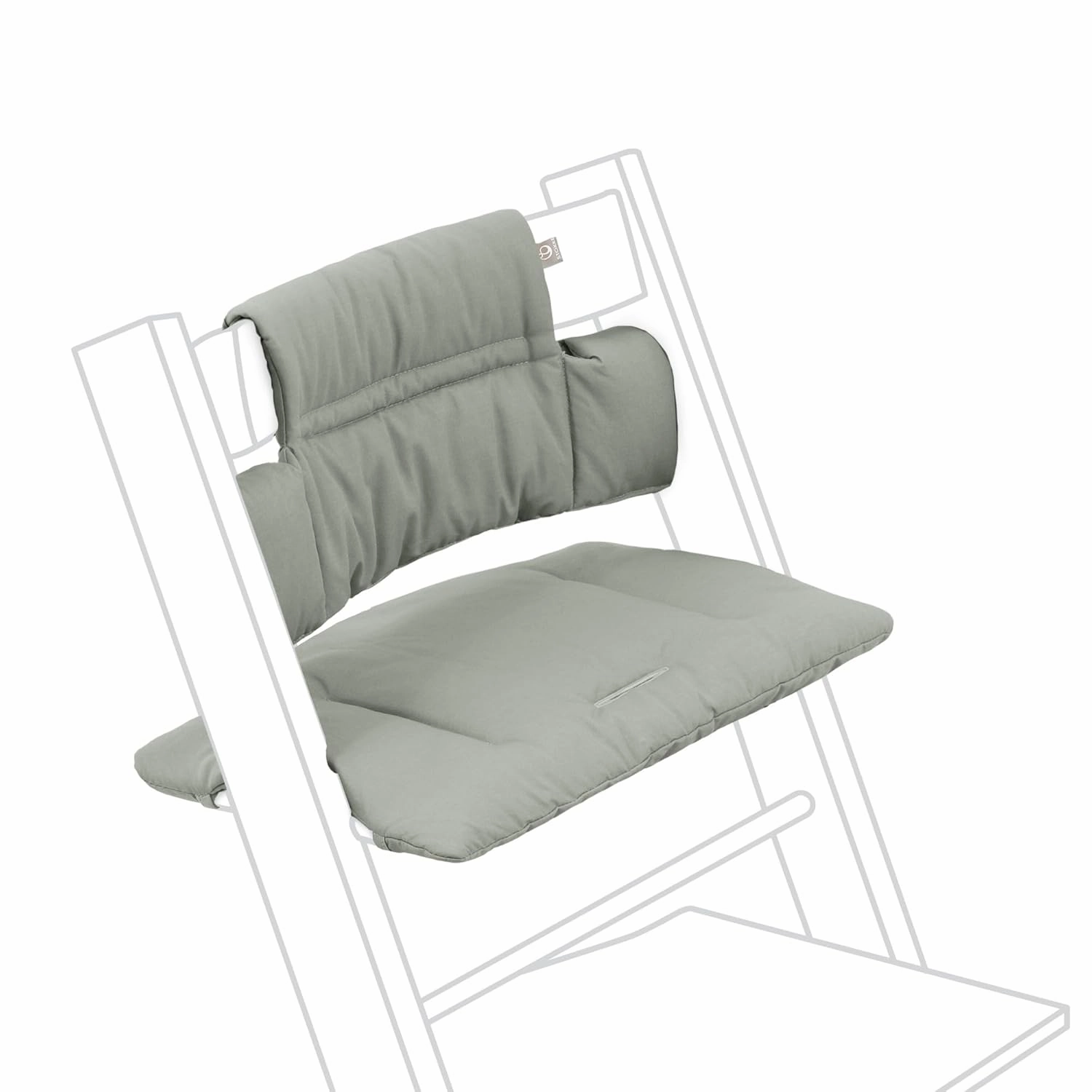 Stokke Tripp Trapp Classic Cushion 2, Glacier Green - Pair with Tripp Trapp Chair or High Chair for Support & Comfort - Machine Washable