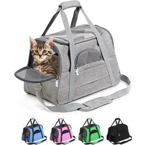 Strong Waterproof Top Window Safety Leash Fleece Mat Pet Carrying Bag for Small Dogs