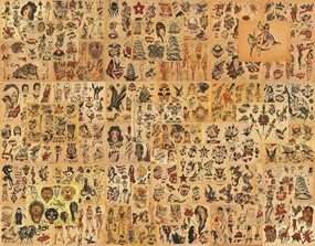 Style Tattoo Flash 50 Sheets 11x14" Old School_AB