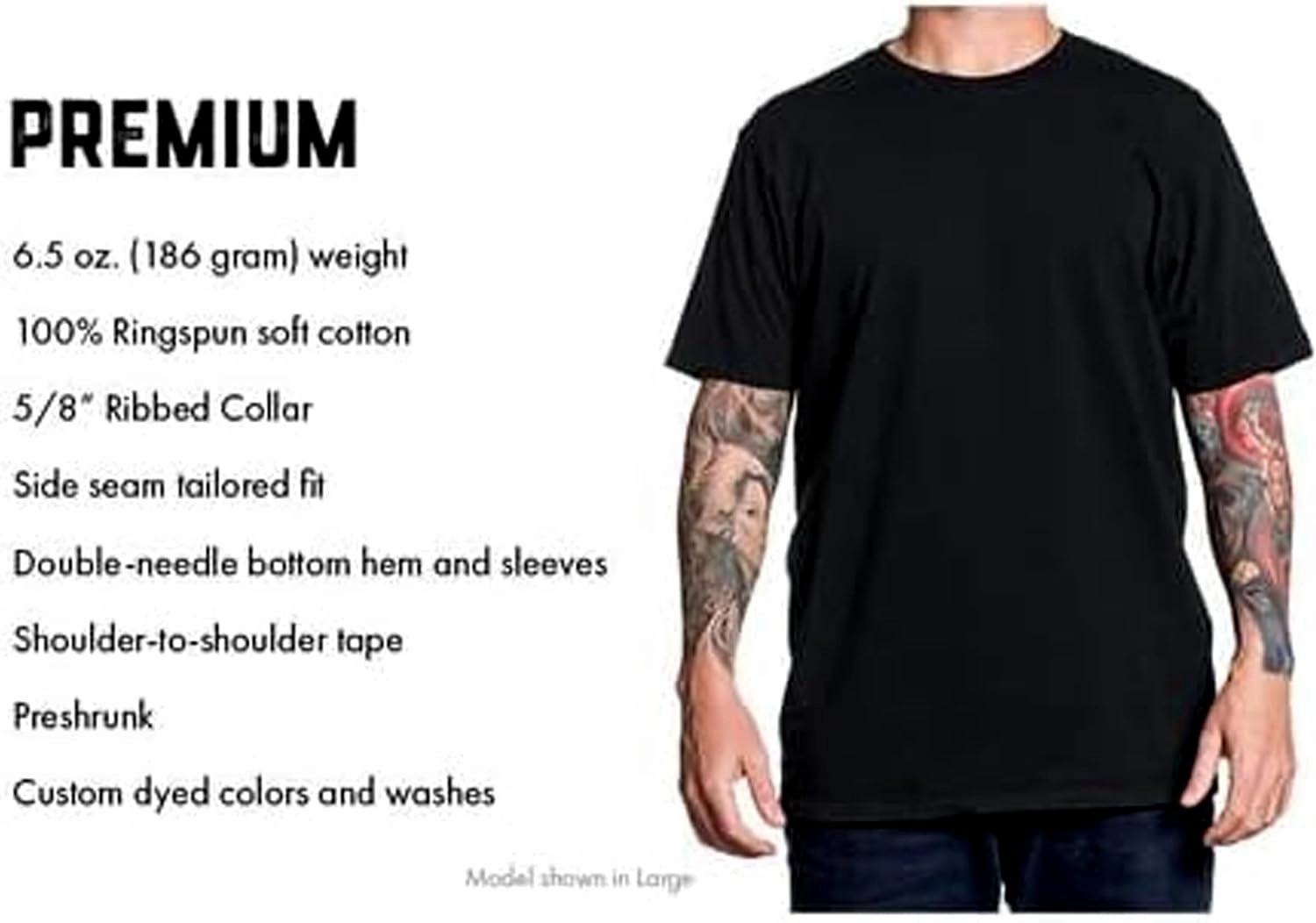 Sullen Men's Ever Tattoo Lifestyle Graphic Art Classic Logo Badge Premium Sleeveless Tank Top