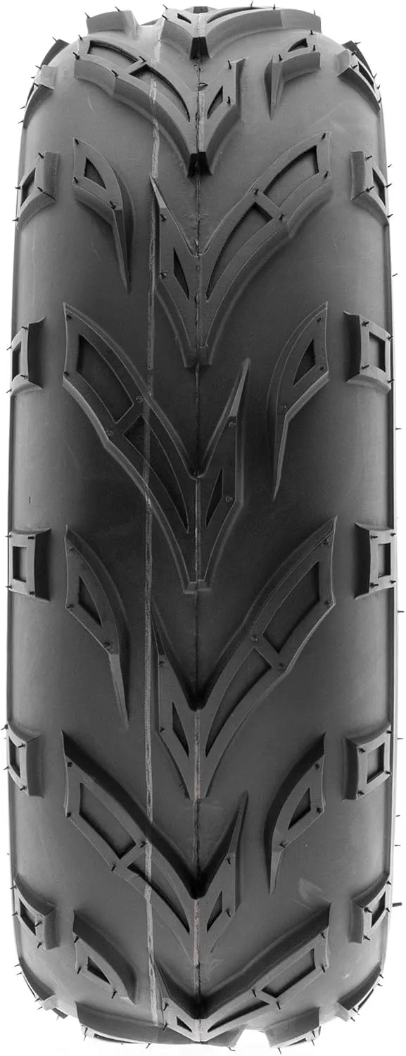 SunF 19x7-8 ATV UTV Off-Road Tires, 19x7x8 Mini Bike Tires 6Ply Tubeless A004, Pack of 1