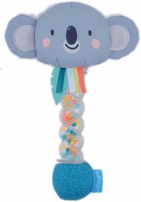 Taf Toys Koala Rainstick Rattle, Musical Shake & Rattle Rainmaker Toy, Musical Instrument for Babies and Toddlers for Sensory and Motor Skills Development