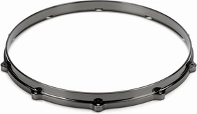 Tama Die Cast 10-Lug Snare Drum Hoop - 14 inch - Black Nickel - Batter Side