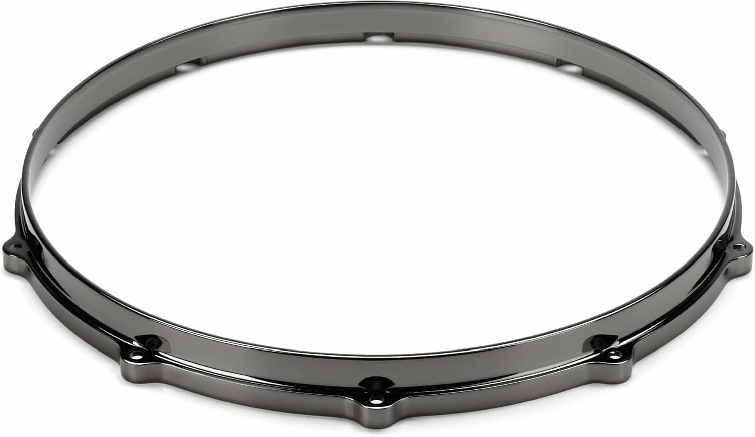 Tama Die Cast 10-Lug Snare Drum Hoop - 14 inch - Black Nickel - Batter Side