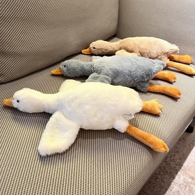 Tanha Small Goose Stuffed Animal，3 Pack 20 Inch Goose Plush Pillow Toy, Cute Goose Stuffed Animal Duck Plush Pillow