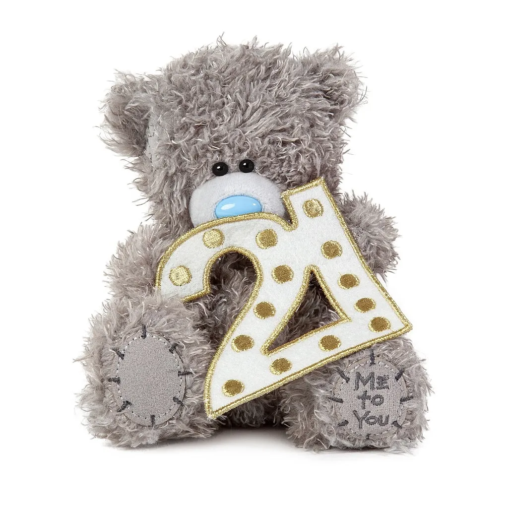 Tatty Teddy 21st Lightbox Effect Bear