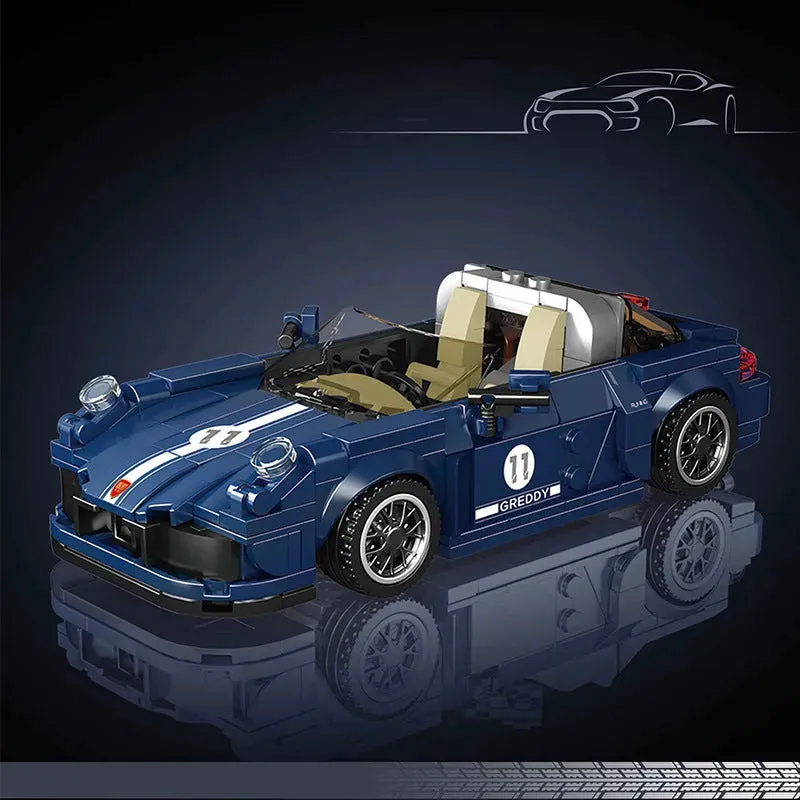 Tech Mini Porsche 911 Targa Speed Champions Bricks Toy