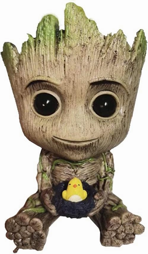 TEEMO Aquarium Groot Air Bubbler Decorations, Air Bubbler Decorations for Fish Tank.(Large Size 3.75'x5.7'x3.5')