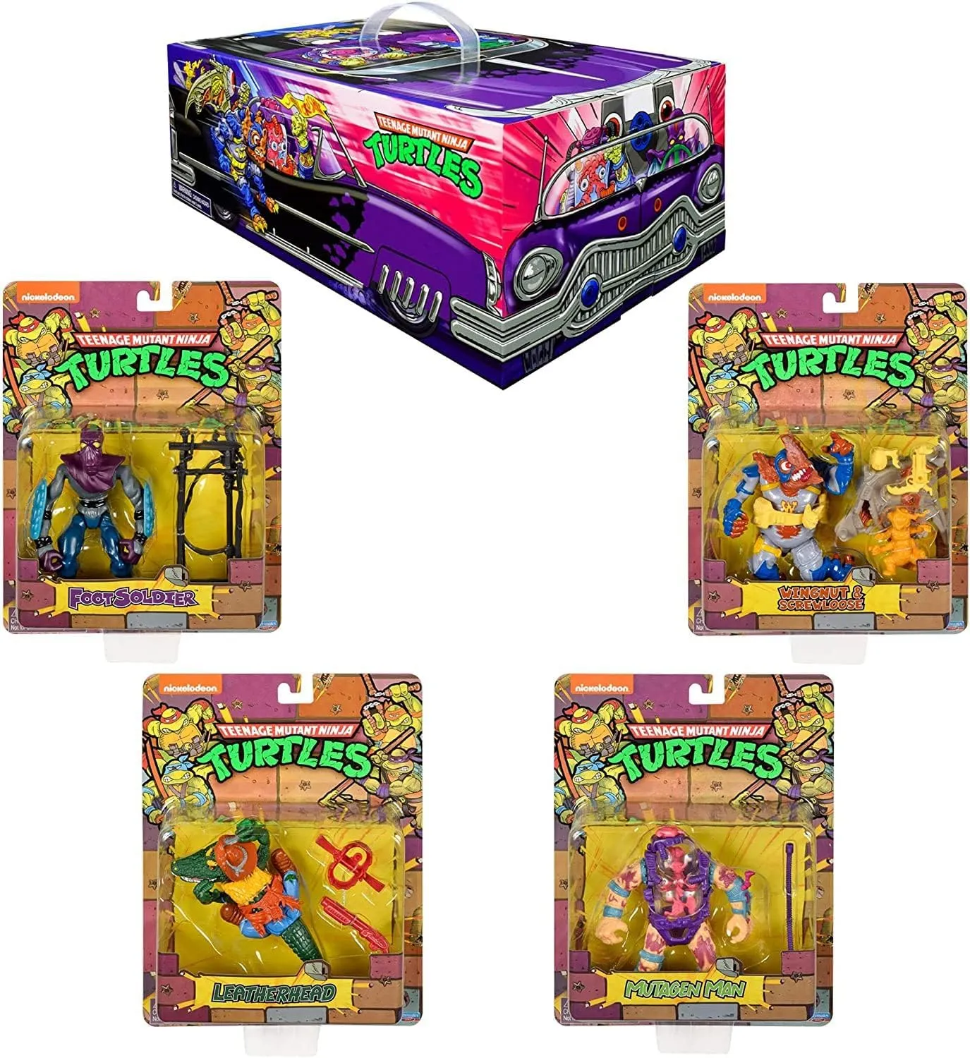 Teenage Mutant Ninja Turtles: Classic Cohort Figure Collection #1 by Playmates Toys