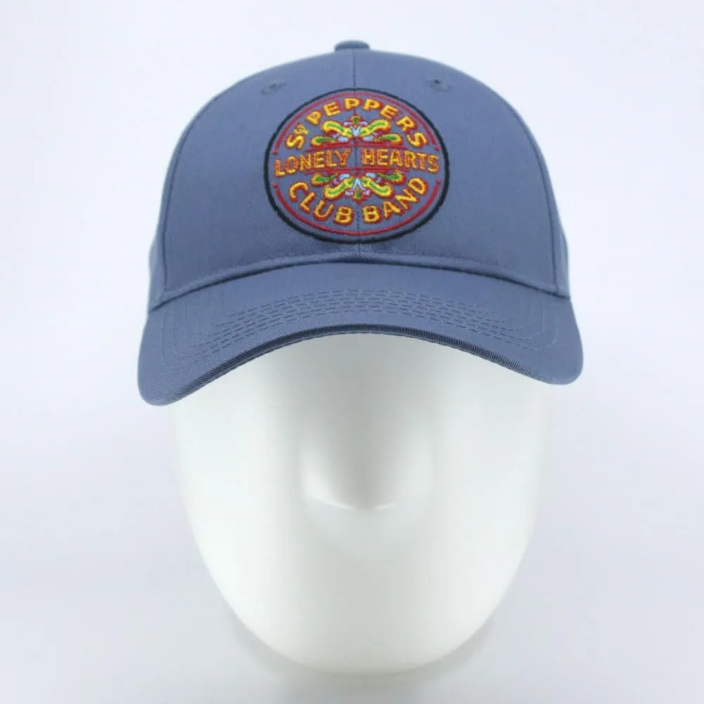The Beatles Classic Adjustable Baseball Cap Drop T Logo Sgt Pepper Drum Abbey Road
