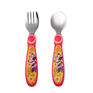 The First Years Disney Baby Minnie Mouse Stainless Steel Flatware for Kids