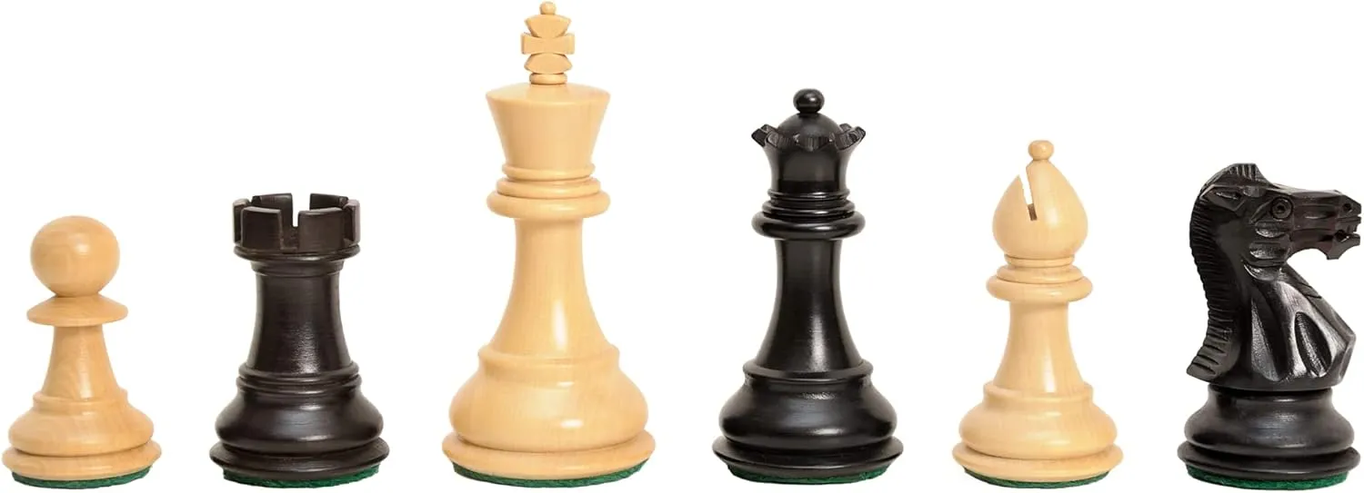 The House of Staunton - The Classic Chess Set - Pieces Only - 3.0" King - Ebonized Boxwood