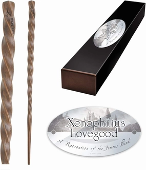The Noble Collection - Xenophilius Lovegood Character Wand - 15in (38cm) Wizarding World Wand with Name Tag - Harry Potter Film Set Movie Props Wands