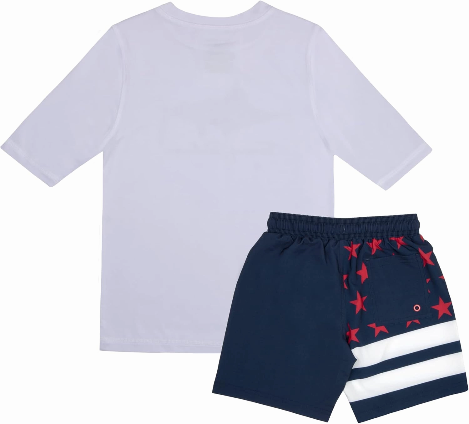 Tommy Bahama 2-Piece Swimsuit Set, Rash Guard & Swim Trunks 2-Pack Bundle Set for Boys and Toddlers