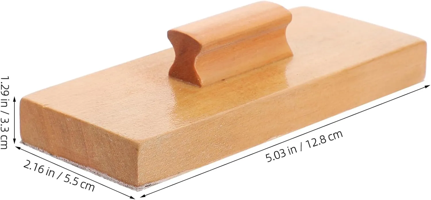 Totority 5 Pairs Wooden Soundboard Musical Instruments Percussion Toy Sand Block Musical Toys Sand Block Instrument Musical Instrument Toy Sand Toys for Beech Wood