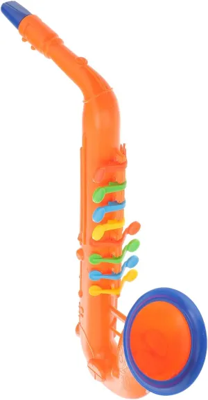 Toyvian Electronics Tools Toy Saxophone for Kids, Kids Musical Instruments Toy Clarinet, Toy Kids Saxophone, Early Education Toy Performance Prop for Kids Random Color Childrens