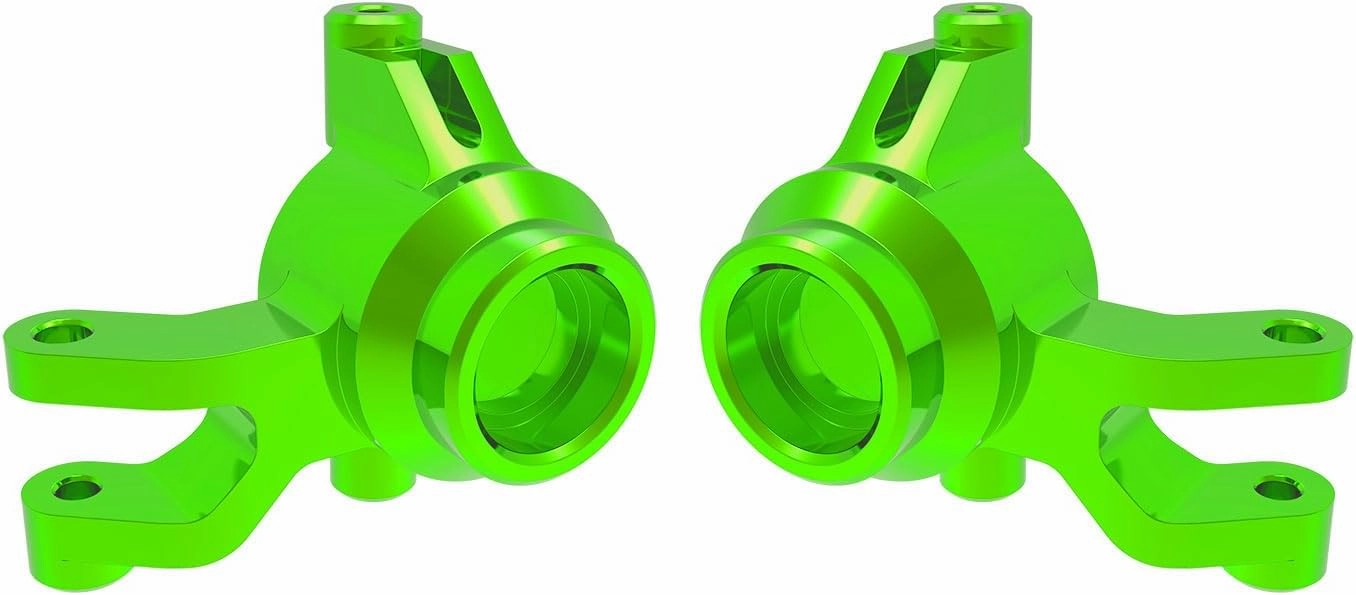 Traxxas 10734-GRN - Mini Maxx Aluminum Steering Blocks, L&R, Green