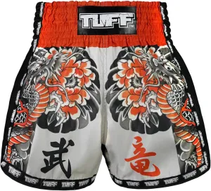 Tuff Sport Retro Muay Thai Shorts Boxing Shorts Classic Slim Cut MMA Kickboxing Workout Set Clothing Training