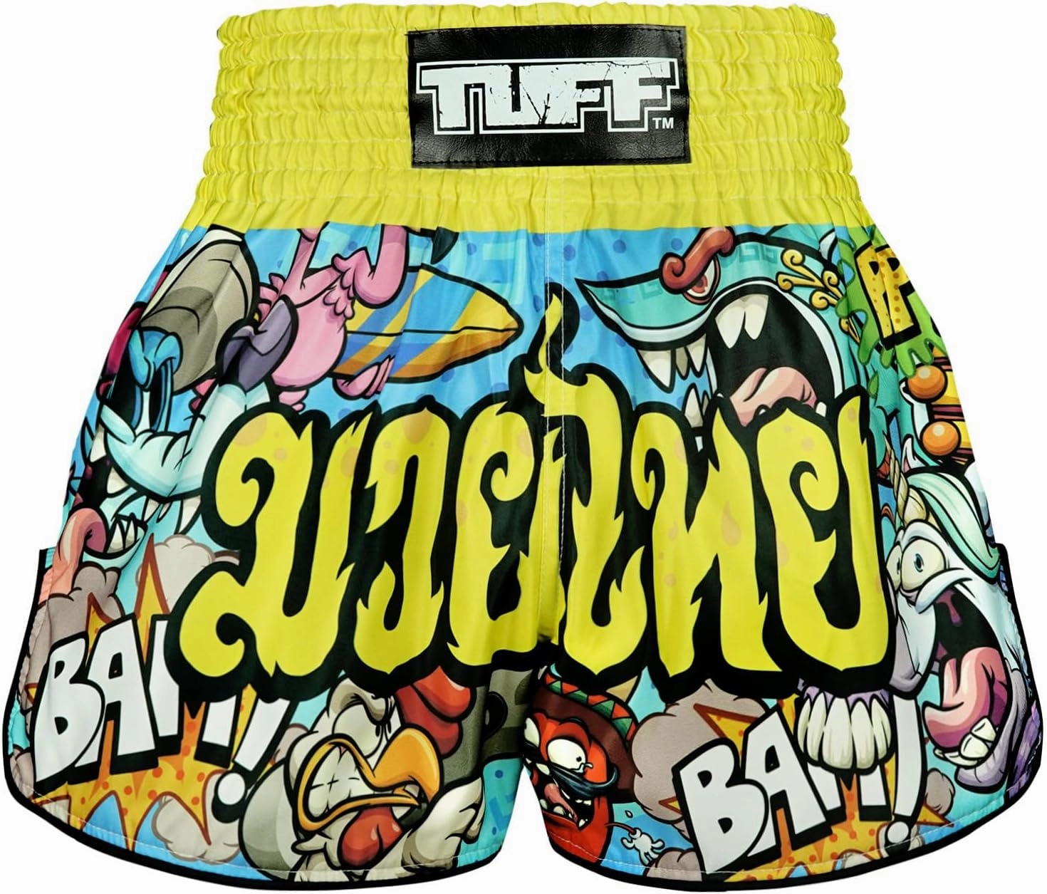 Tuff Sport Muay Thai Boxing Shorts Retro Styles Classic Slim Cut MMA Kickboxing Workout Set Clothing Training