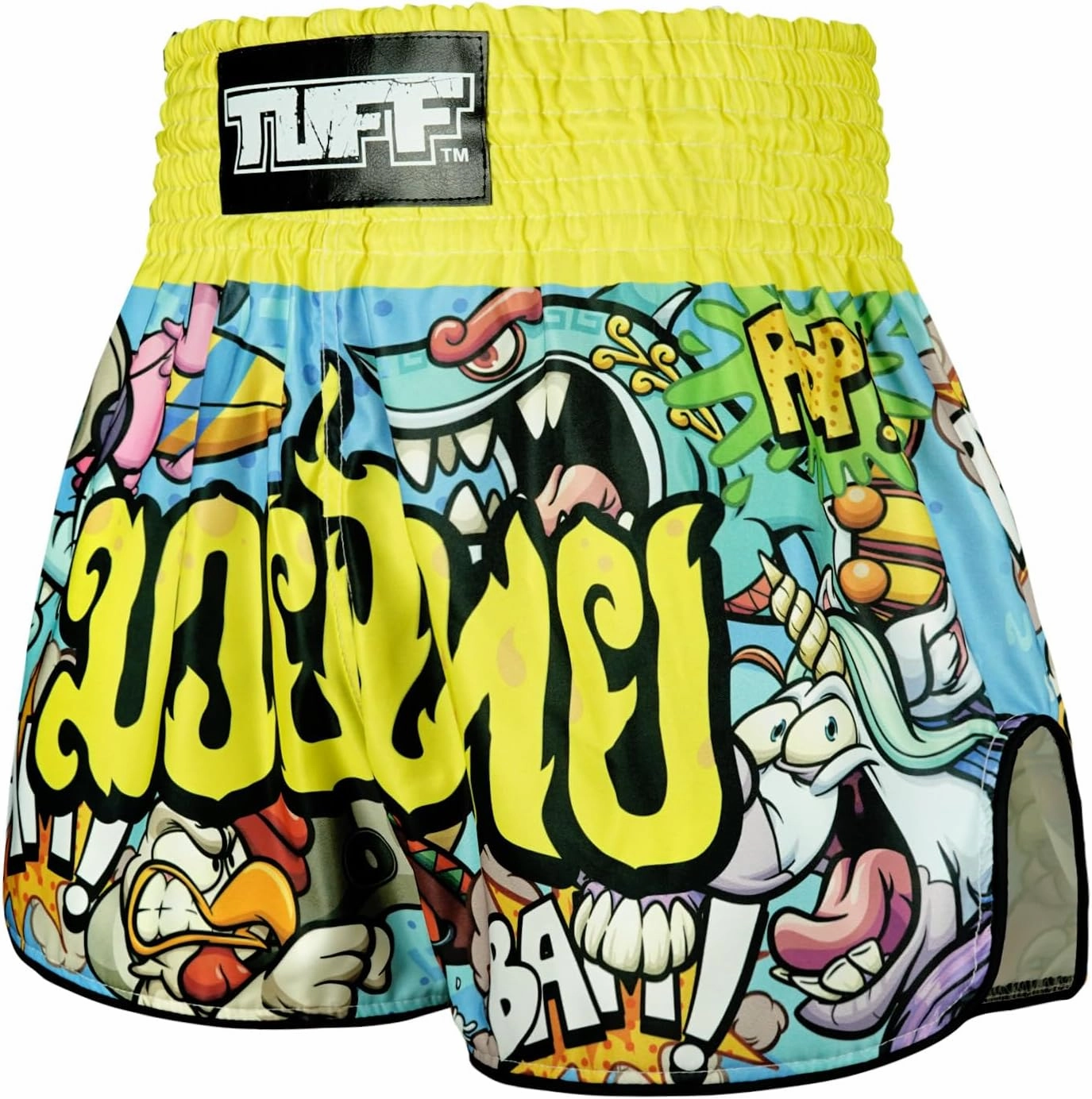 Tuff Sport Muay Thai Boxing Shorts Retro Styles Classic Slim Cut MMA Kickboxing Workout Set Clothing Training