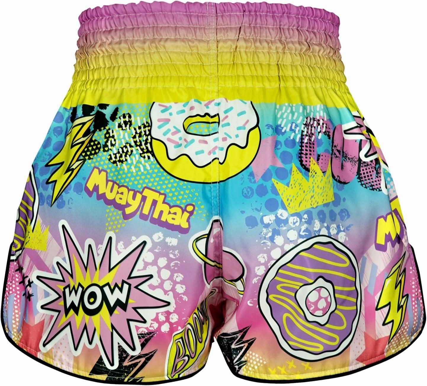 Tuff Sport Muay Thai Boxing Shorts Retro Styles Classic Slim Cut MMA Kickboxing Workout Set Clothing Training