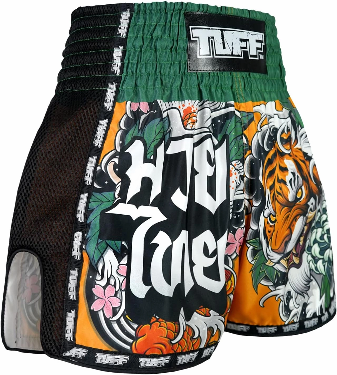 Tuff Sport Retro Muay Thai Shorts Boxing Shorts Classic Slim Cut MMA Kickboxing Workout Set Clothing Training