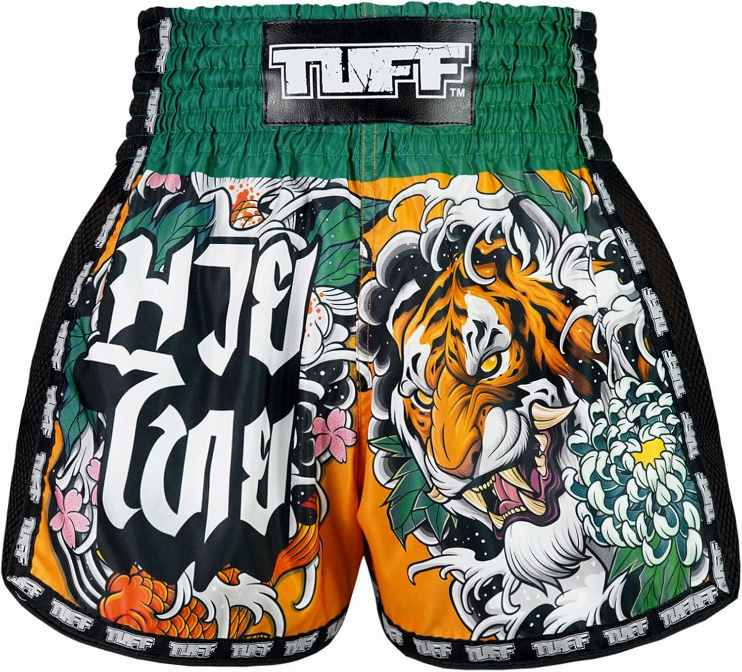 Tuff Sport Retro Muay Thai Shorts Boxing Shorts Classic Slim Cut MMA Kickboxing Workout Set Clothing Training