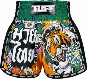 Tuff Sport Retro Muay Thai Shorts Boxing Shorts Classic Slim Cut MMA Kickboxing Workout Set Clothing Training