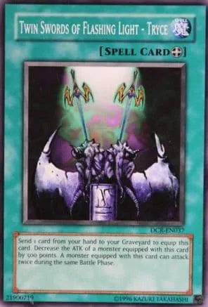 Twin Swords of Flashing Light - Tryce (DCR-EN037) - Dark Crisis (Worldwide English) Unlimited