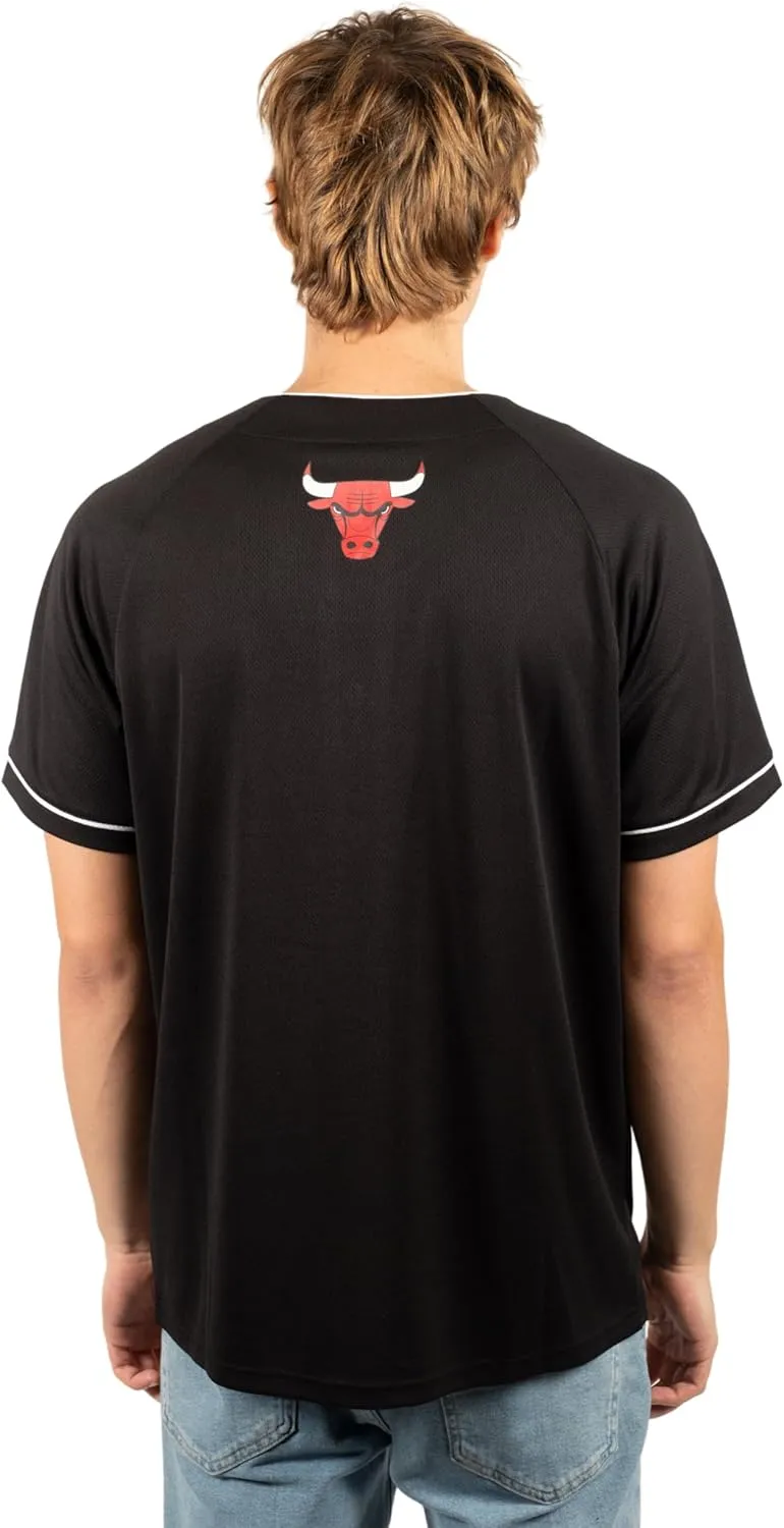 Ultra Game Men's NBA Official Super Soft Button Down Baseball Shirt