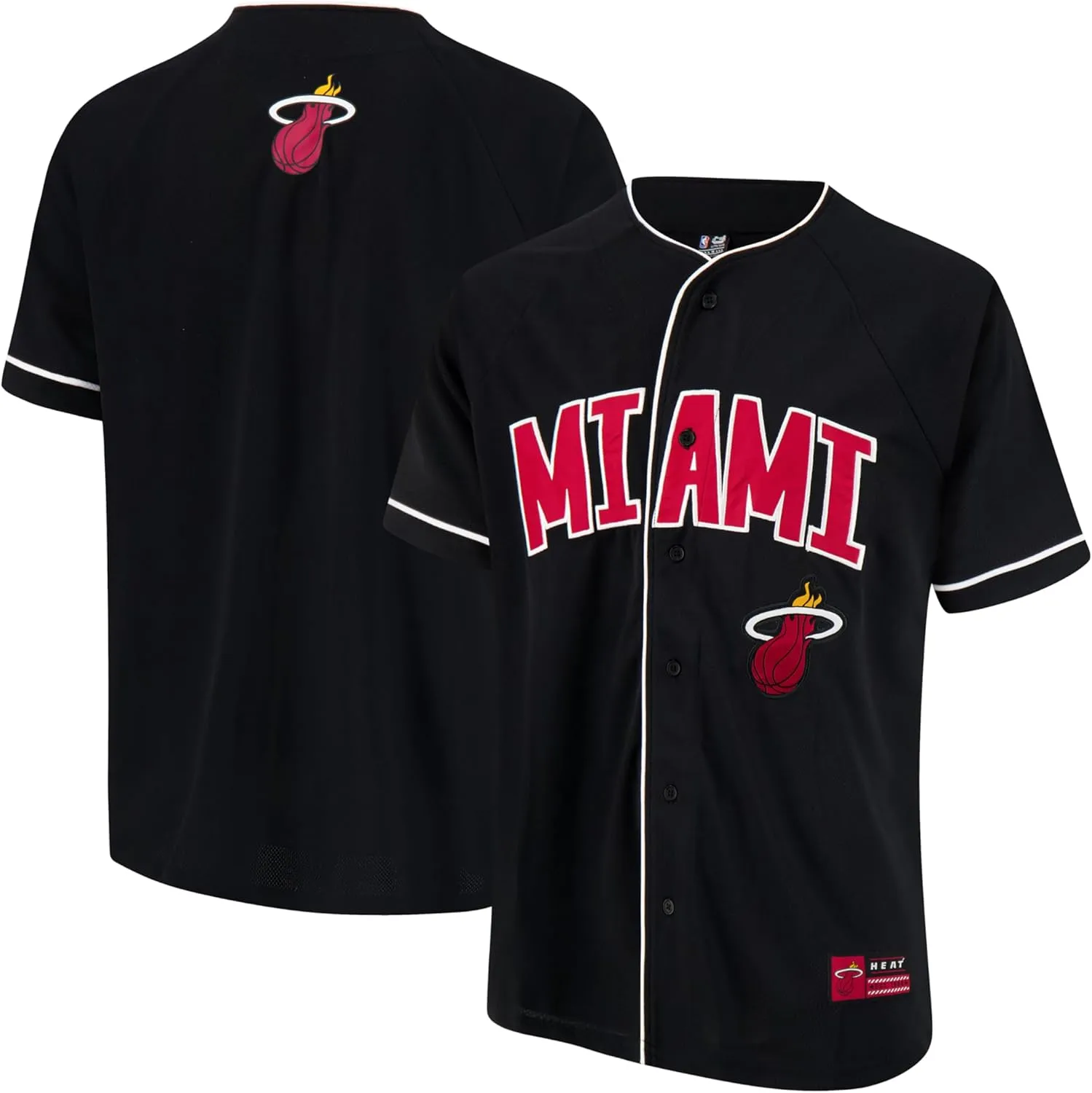 Ultra Game Men's NBA Official Super Soft Button Down Baseball Shirt