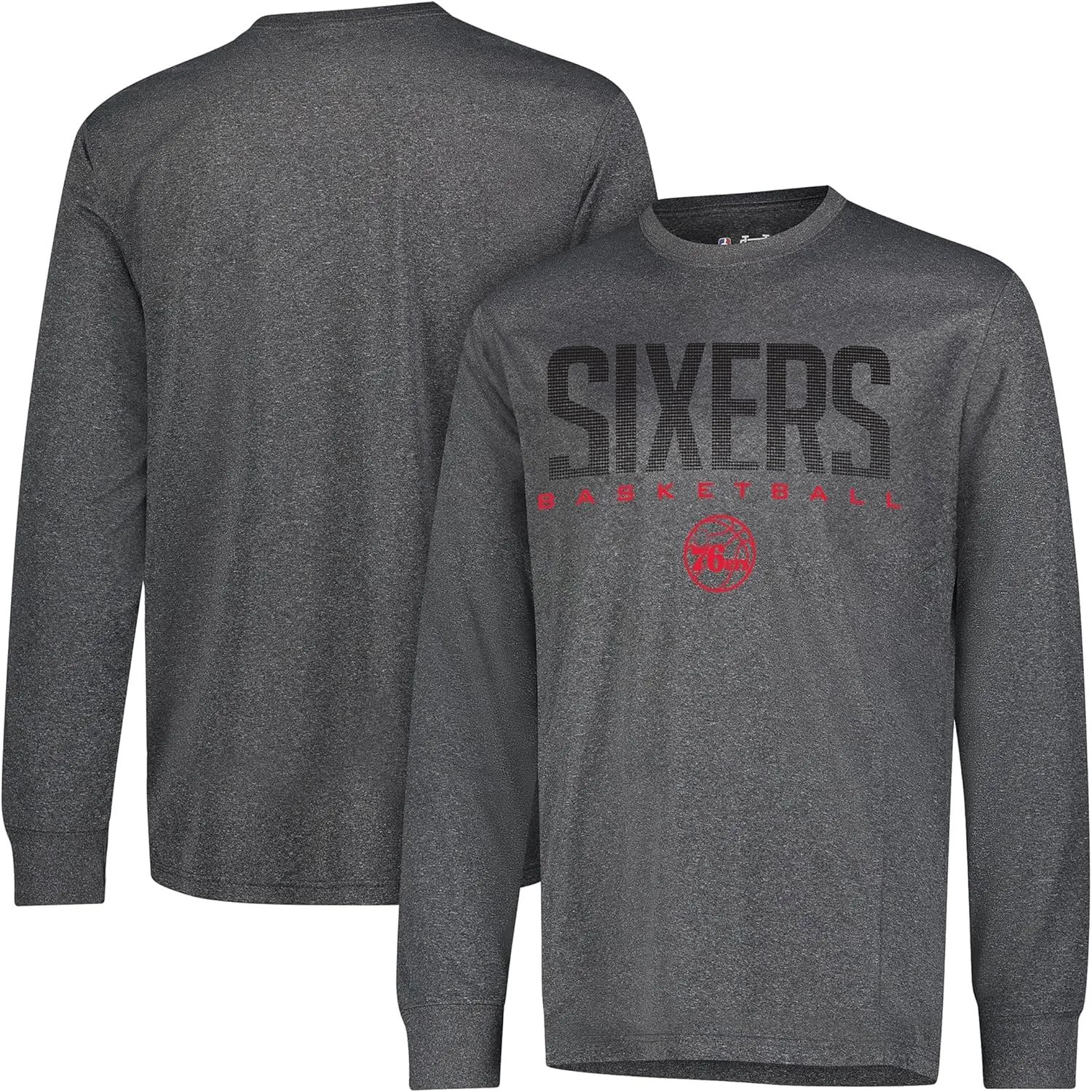 Ultra Game Men's NBA Official Super Soft Game Day Long Sleeve T-Shirt