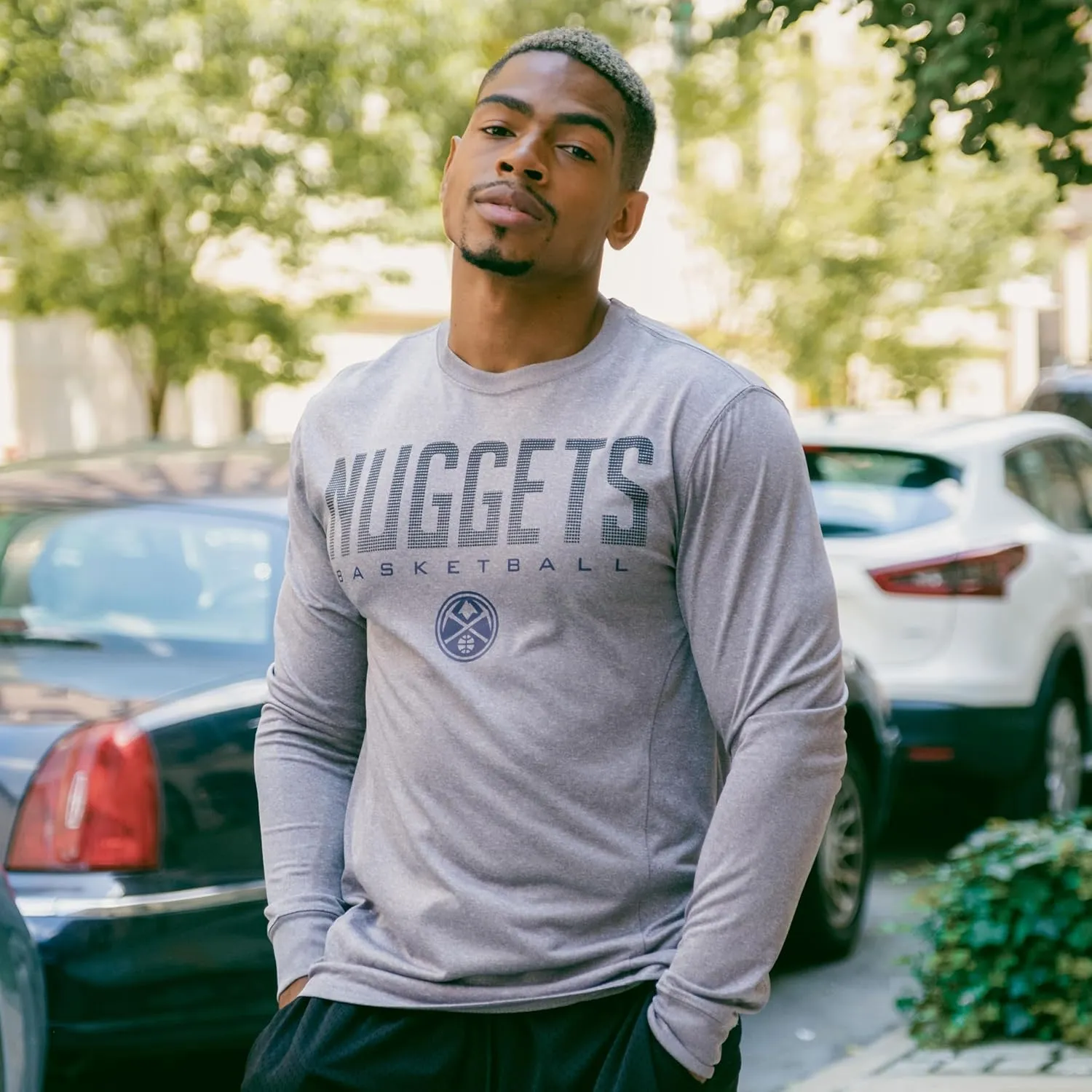 Ultra Game Men's NBA Official Super Soft Game Day Long Sleeve T-Shirt