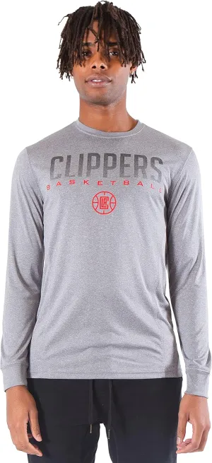 Ultra Game Men's NBA Official Super Soft Long Sleeve T-Shirt