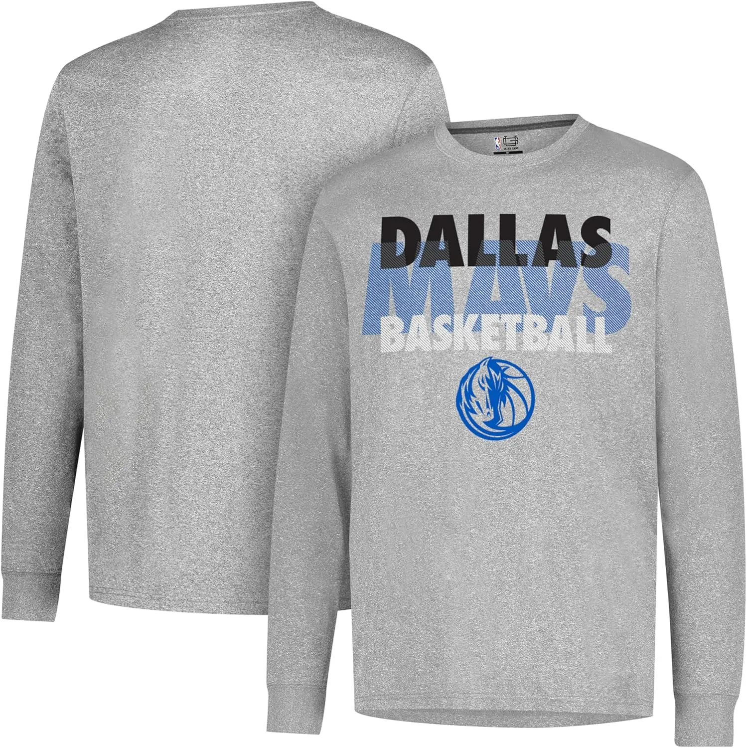 Ultra Game Men's NBA Official Super Soft Supreme Long Sleeve T-Shirt