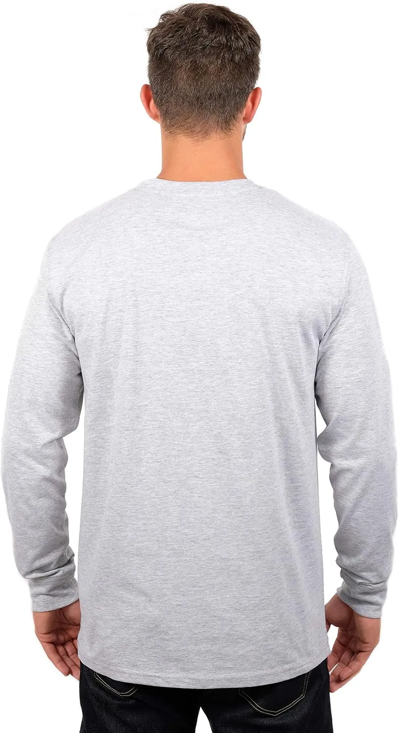 Ultra Game Men's NBA Official Super Soft Supreme Long Sleeve T-Shirt