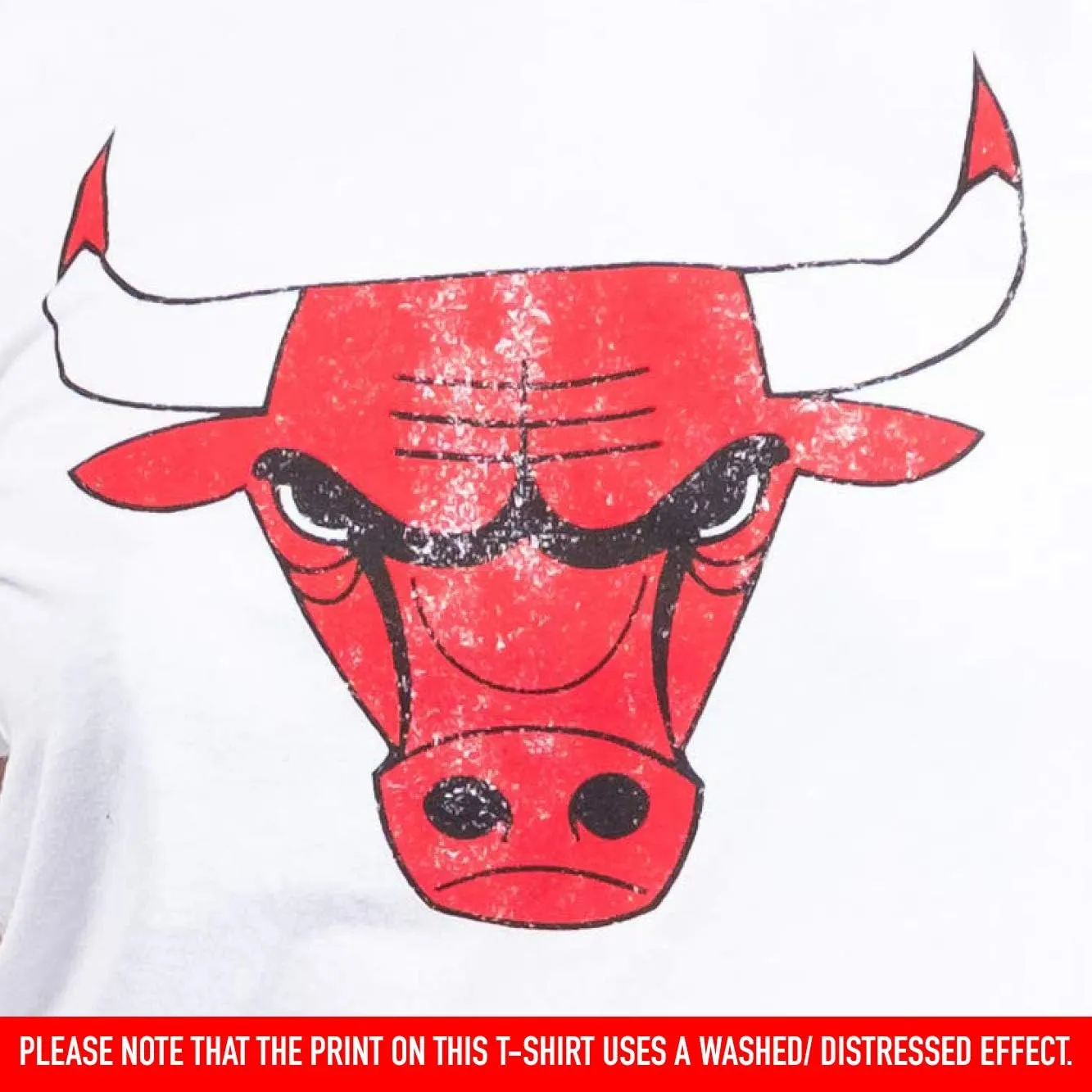 Ultra Game Women's NBA Official Soft Vintage Distressed Graphics T-Shirt