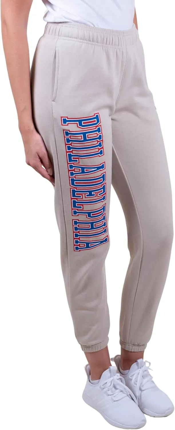 Ultra Game Women's NBA Official Super Soft Active Fleece Sweatpants Joggers