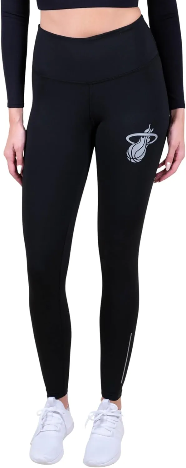 Ultra Game Women's NBA Official Super Soft Lightweight Leggings Fitness Sport Yoga Active Pants