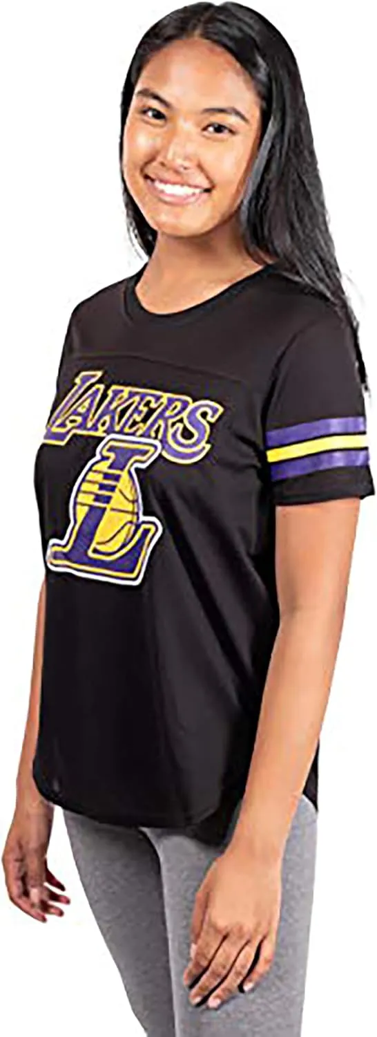 Ultra Game Women's NBA Official Super Soft Mesh T-Shirt