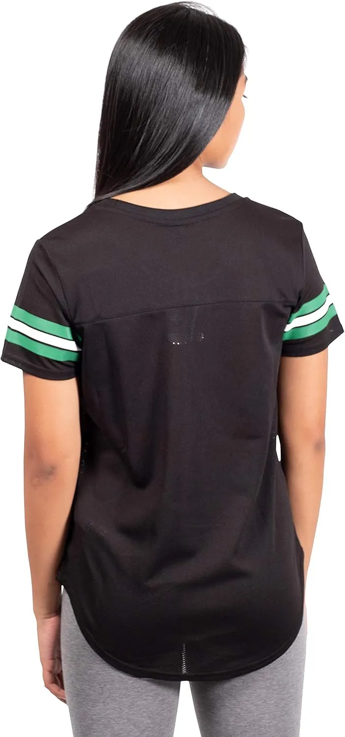 Ultra Game Women's NBA Official Super Soft Mesh T-Shirt