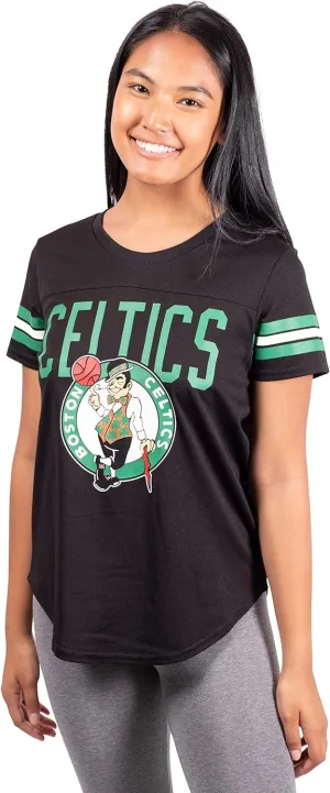 Ultra Game Women's NBA Official Super Soft Mesh T-Shirt