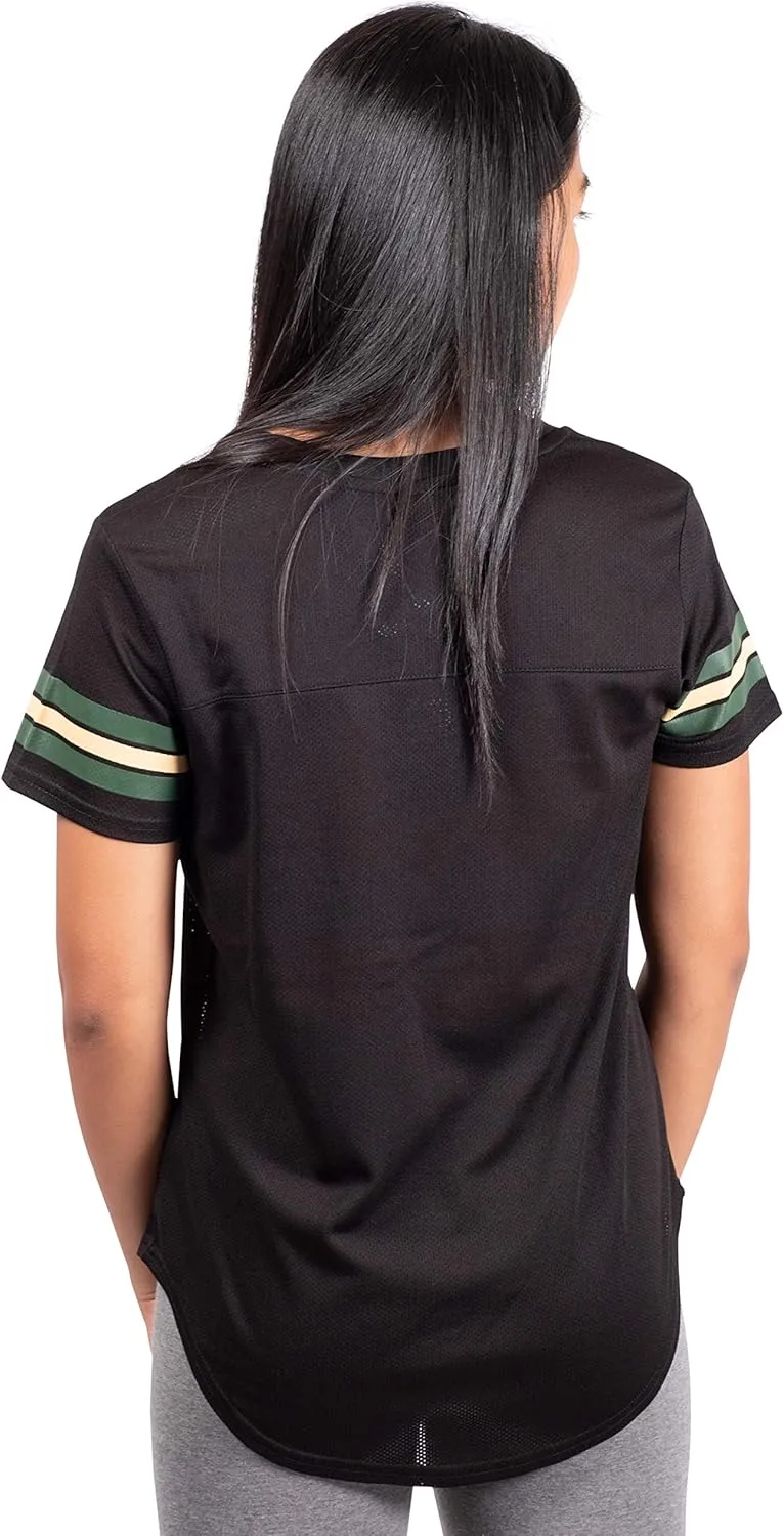 Ultra Game Women's NBA Official Super Soft Mesh T-Shirt