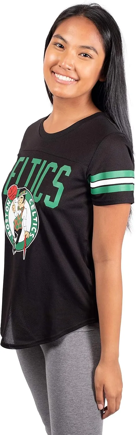 Ultra Game Women's NBA Official Super Soft Mesh T-Shirt