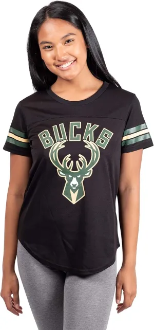 Ultra Game Women's NBA Official Super Soft Mesh T-Shirt
