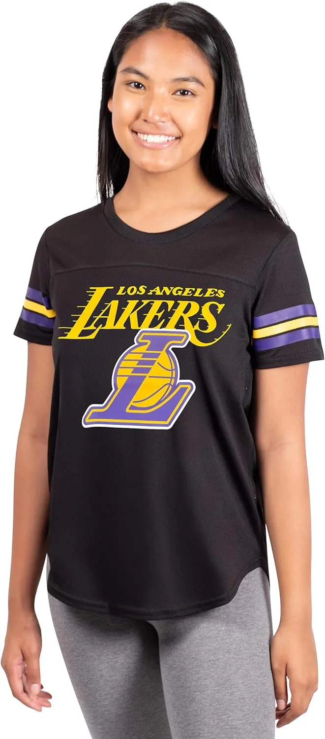 Ultra Game Women's NBA Official Super Soft Mesh T-Shirt