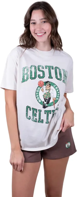 Ultra Game Women's NBA Official Super Soft T-Shirt & Short Set