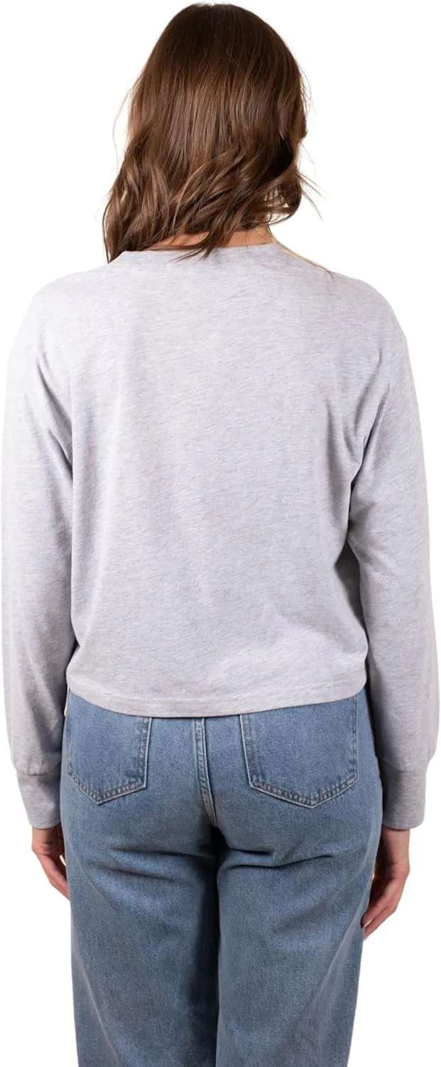 Ultra Game Women's NBA Super Soft Crop Top Pullover Sweatshirt