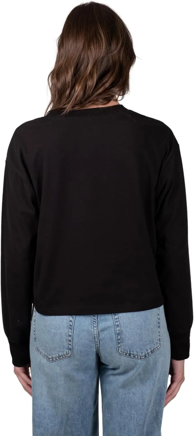 Ultra Game Women's NBA Super Soft Crop Top Pullover Sweatshirt